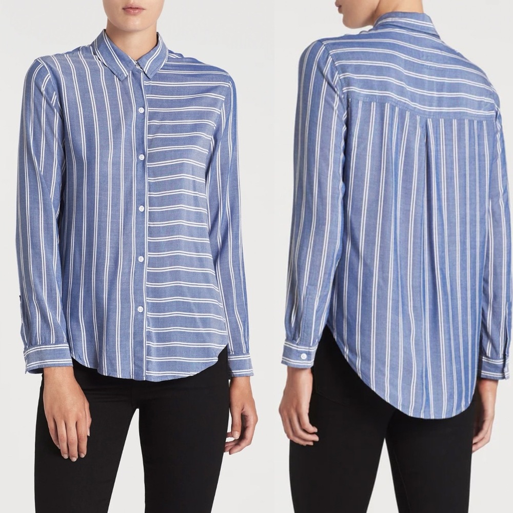 Rails BONNIE WOVEN SHIRT IN ROMANA STRIPE